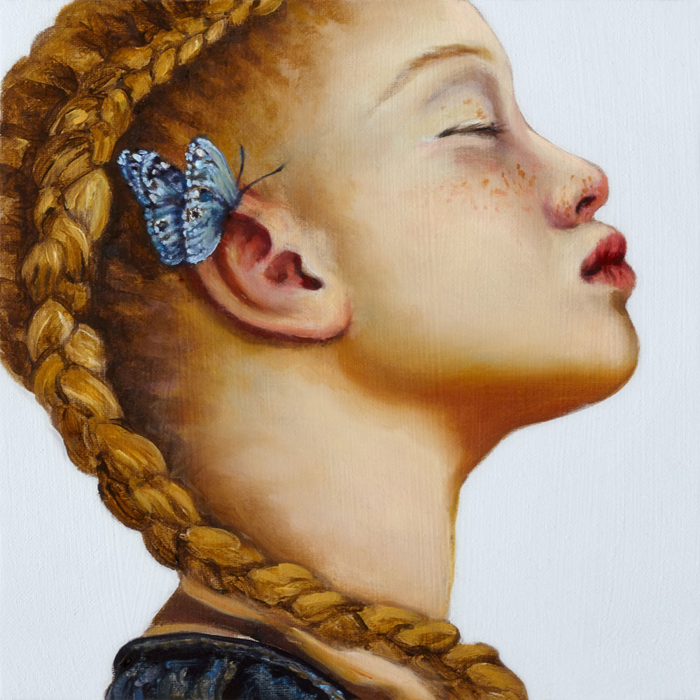 GIRAUDO CLAUDIA, Lullaby _ Souvenir XIII, 2019, olio su tela, 15x15 cm